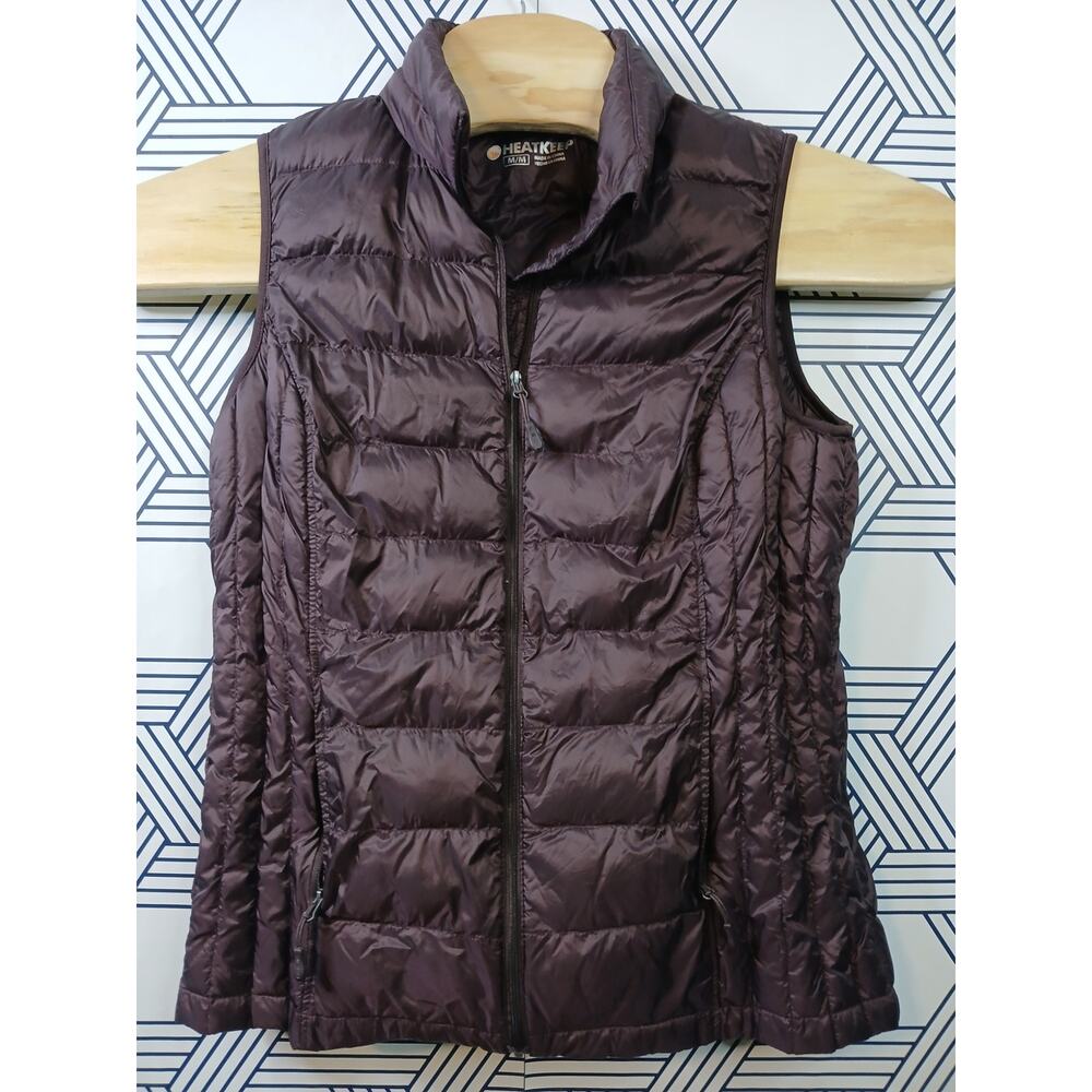 Heatkeep Women’s Down & Feather Vest | Puffer Cozycore Softgirl Size M